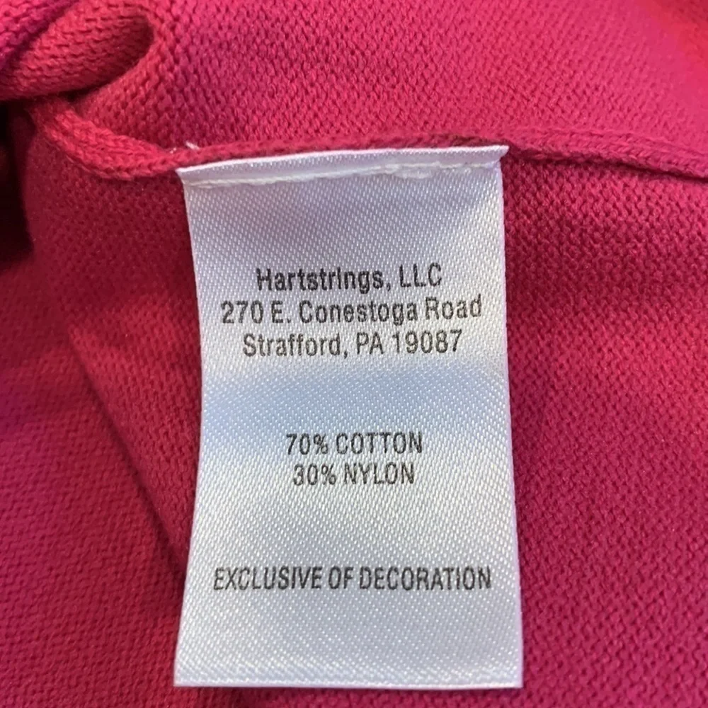 Casey Parker by Hartstrings Girls Embellished V-Neck Knit Sweater NWT